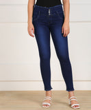 Slim Women Light Blue Jeans Solid Blue