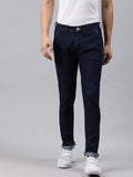 Slim Men Blue Jeans Dark Blue