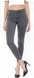 Skinny Women Grey Jeans Grey