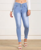 Slim Women Light Blue Jeans Ice