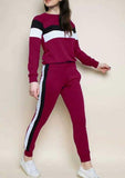 Colorblock Women Track Suit