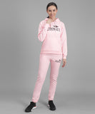 Solid Women Track Suit BABY PINK