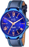 All Blue Leather Strap fashionable New design Boys Analog Watch  - For Men